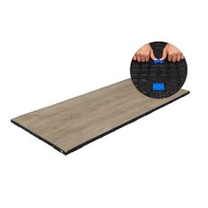 Piastrella per pavimenti sportivi effetto legno "OAK" - 100x50 cm - 20 mm 